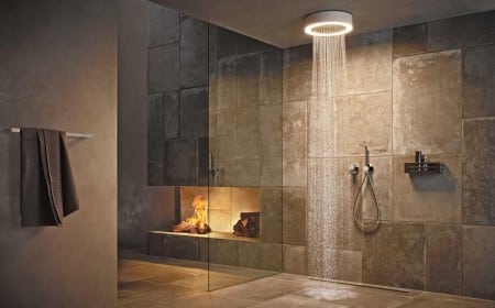 quel éclairage dans une douche tendances salle de bains 2023