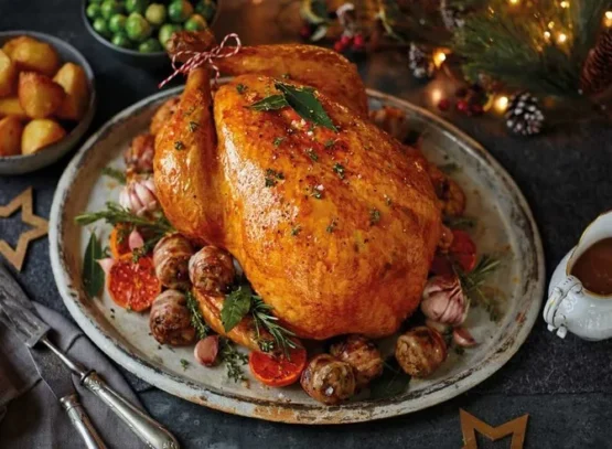 quelle farce pour une dinde de Noël recettes faciles idée végétarienne