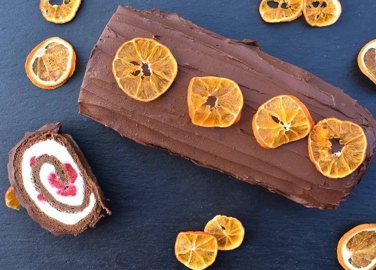 recette buche dessert noel 2022 chocolat oranges