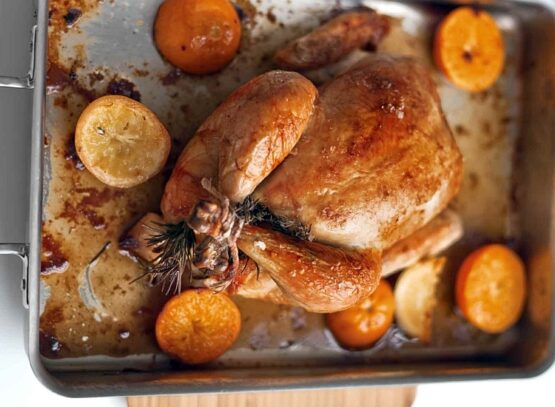 recette poulet aux agrumes au four cuiine maison