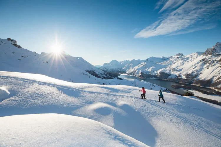 skier à St Moritz en Suisse