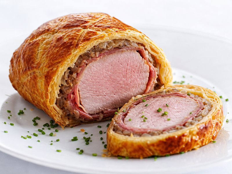 idée repas 31 décembre entre amis plat principal chic filet mignon porc croute