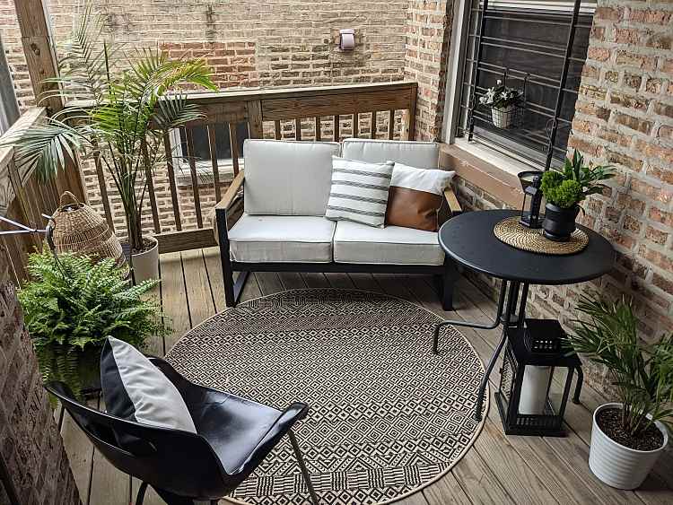 comment aménager un balcon de 2m2 maison design exterieur plantes meubles