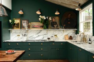Idée crédence cuisine 2023 tendances design couleur