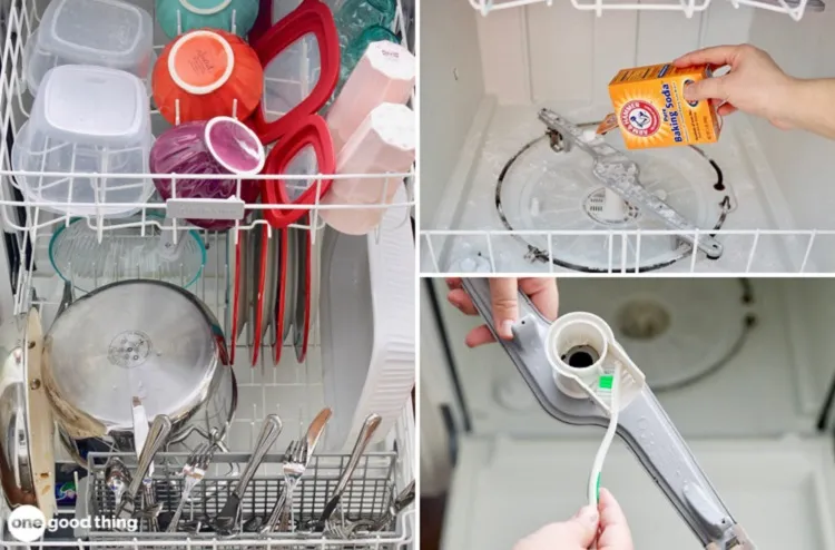 astuces conseils entretient comment nettoyer efficacement son lave-vaisselle bicarbonate vinaigre