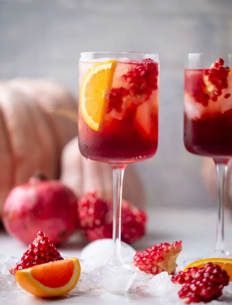 cocktail pour la saint valentin avec aperol-spritz