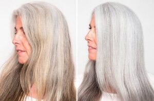 comment avoir de beaux cheveux gris