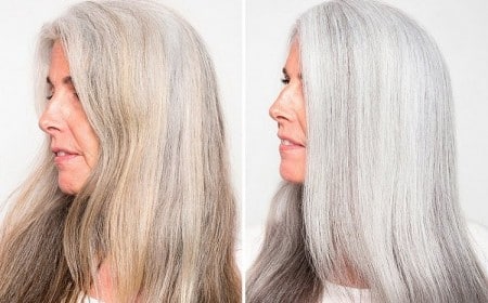 comment avoir de beaux cheveux gris