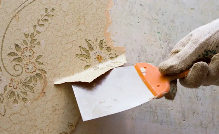 comment décoller du papier peint naturellement epais resistant type mur