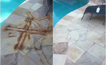 comment enlever des taches de rouille sur du carrelage extérieur citron vinaigre blanc bicarbonate de soude