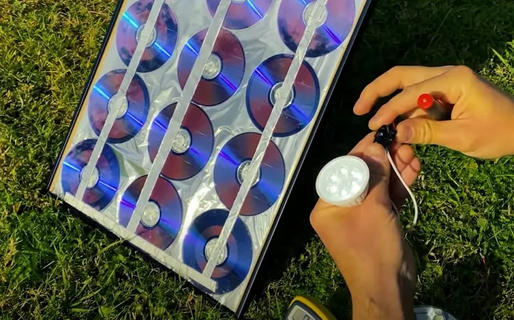 comment fabriquer panneau solaire maison cd disques compacts tutos vieos
