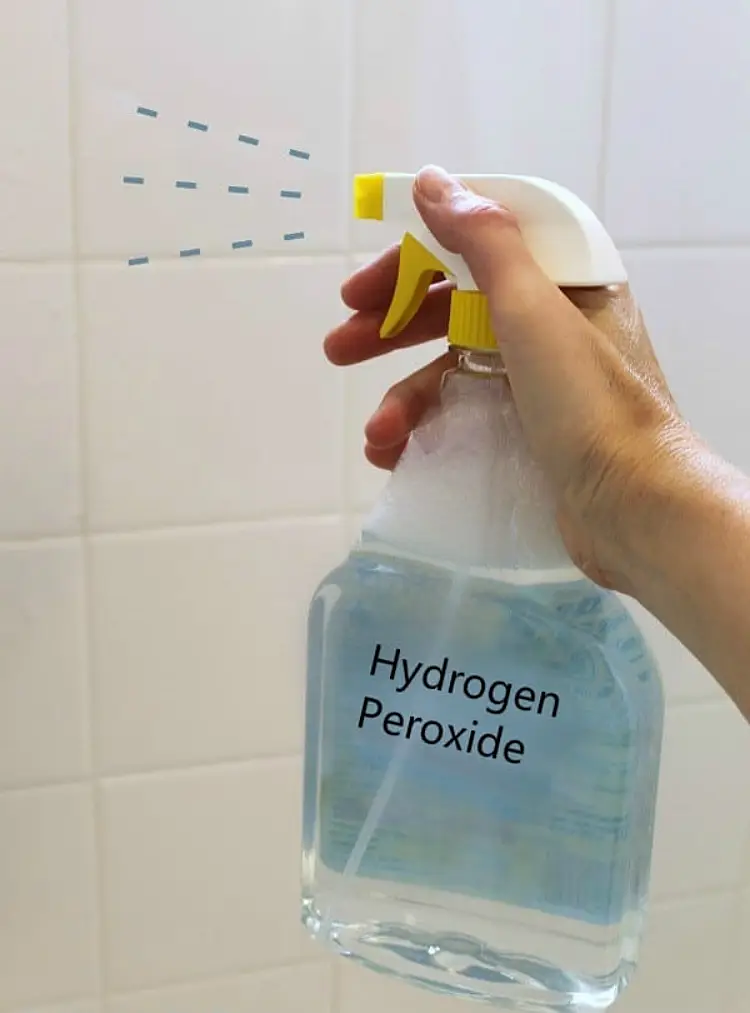 comment nettoyer les carreaux de douche avec du peroxyde d'hydrogène