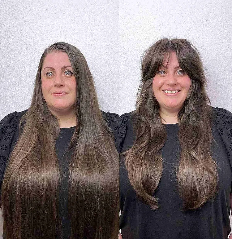 coupe de cheveux longue femme 50 ans