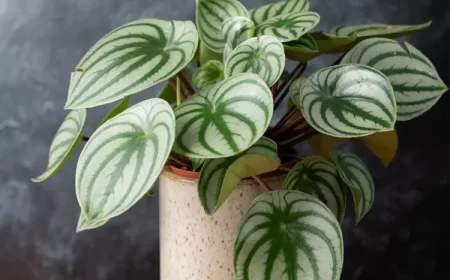 liste des plantes non toxiques pour les chats et les chiens Peperomia d'argent