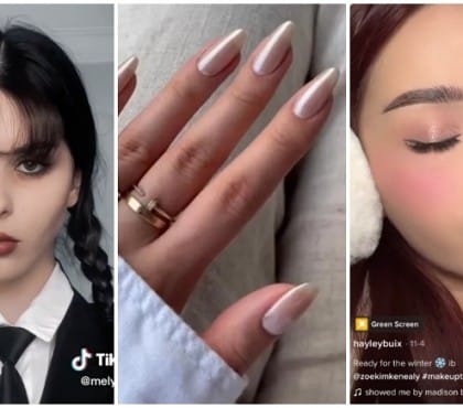 meilleures tendances beauté 2023 tiktok instagram maquillage déco ongles coiffure soin peau anti âge