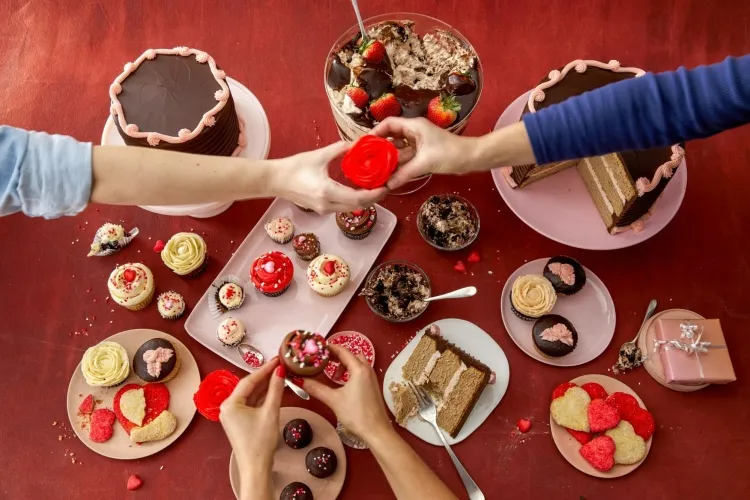 menu Saint-Valentin préférer intimité restaurants bondés tentation préparer fête