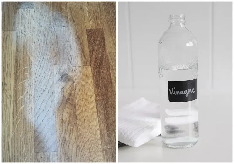quelles sont les surfaces à ne pas laver au vinaigre blanc erreurs ménage nettoyage maison parquet sol bois