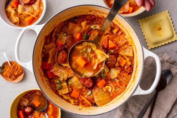 recette soupe brûle-graisse chou ou concombre pour maigrir rapidement et sainement sans sport