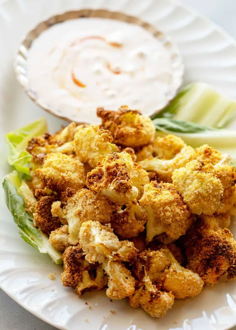 airfryer recipes what can you do with the cauliflower oil-free hot air fryer