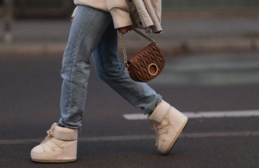 tendance mode bottes batelassées femme chaussures hiver 2023