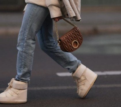 tendance mode bottes batelassées femme chaussures hiver 2023