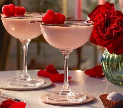 cocktail de saint valentin