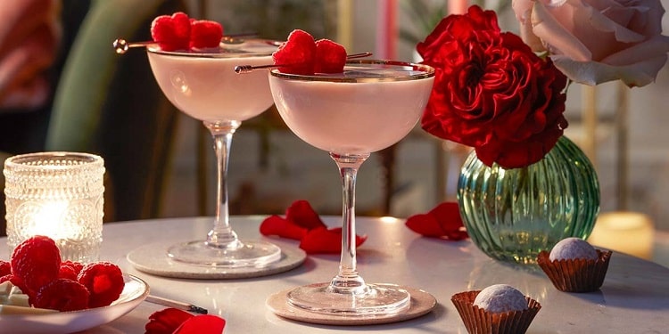 cocktail de saint valentin