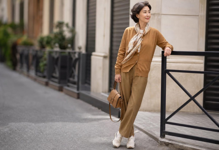 astuces mode comment s'habiller après 60 ans femme quelles baskets à 60 ans chic sneakers tendance 2023