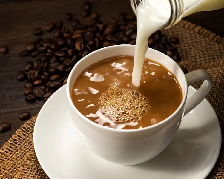 café lait sucre calories perte de poids aliments grossir