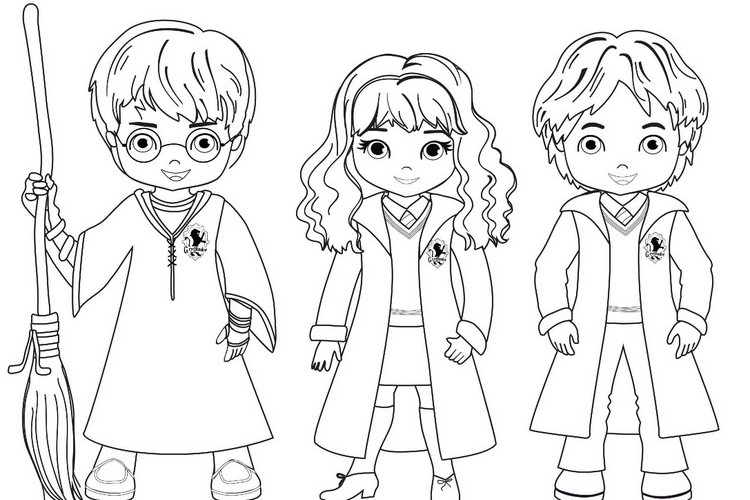 Coloriage Harry Potter à imprimer gratuitement : 30+ idées pour toute
