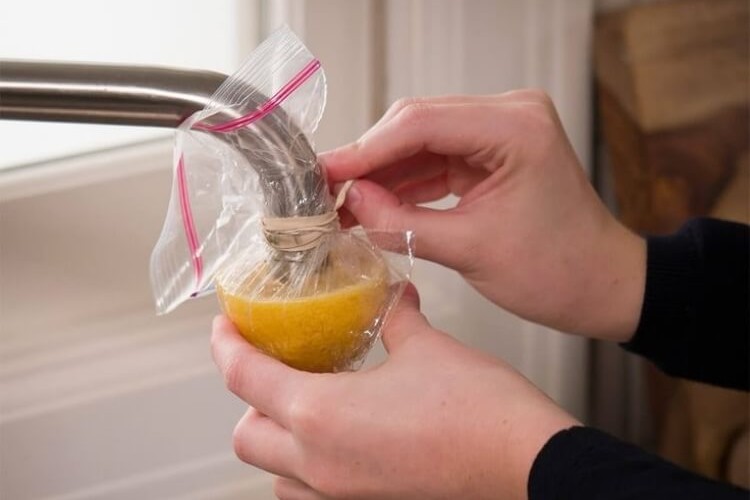 comment détartrer un robinet sans le démonter avec citron