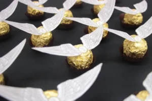 idée bricolage harrry potter facile et rapide le vif d'or bonbons ferrero rocher