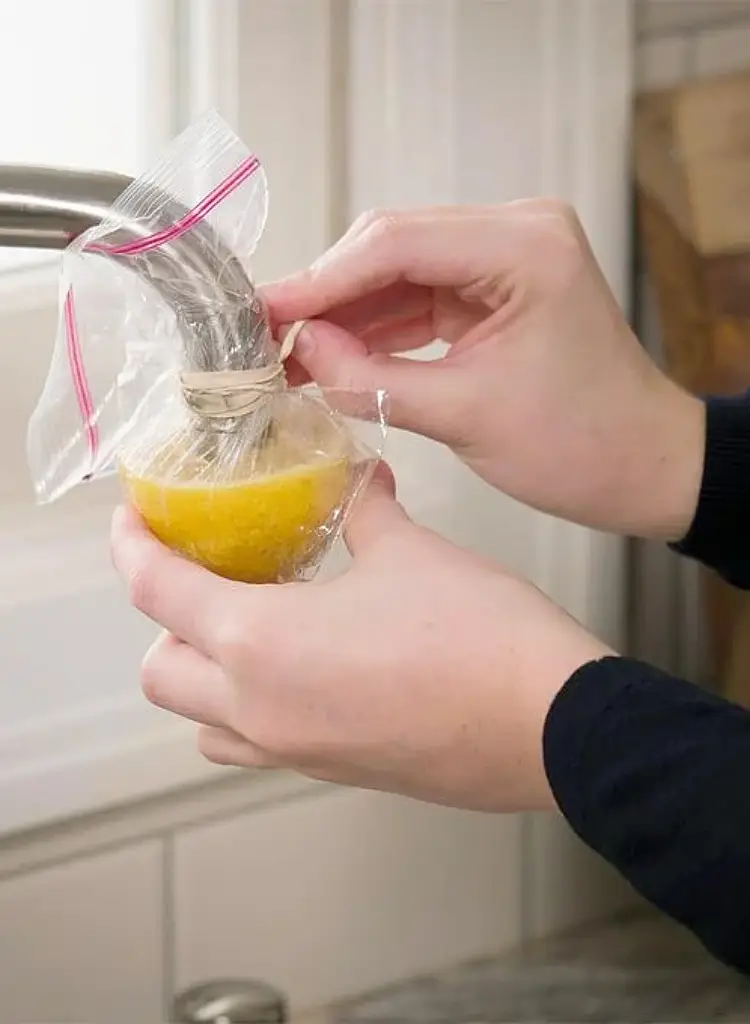 jus de citron comment enlever eliminer le calcaire dans le pommeau de douche astuces