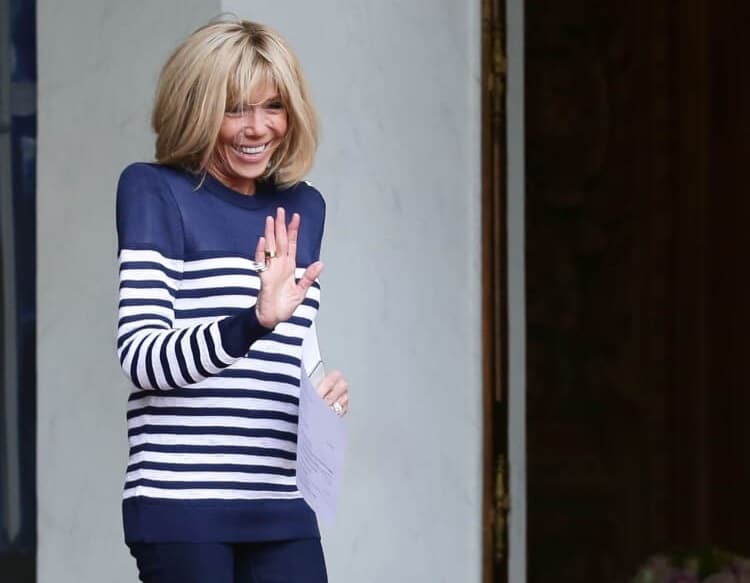 quel pantalon pour femme de 60 ans et plus brigitte macron