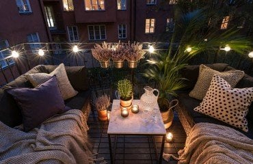 aménager balcon ouvert terrasse meubles
