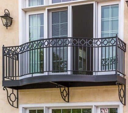 aménager un balcon arrondi petit deco idées design