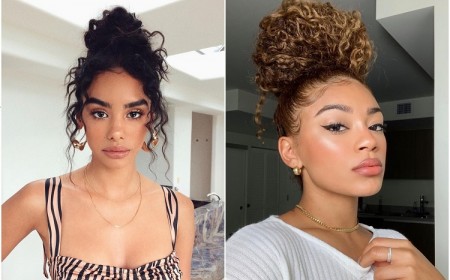 comment coiffer les cheveux bouclés le matin idées coiffure femme printemps 2023 facile rapide