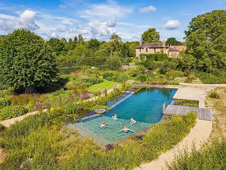 comment faire un bassin naturel de baignade piscine jardin bricolage diy plantes profondeur