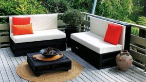 comment faire un salon de jardin avec des palettes meubles fabriquer bois