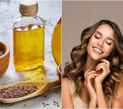 comment utiliser l'huile de lin pour les cheveux devenir lisses forts acides gras antioxydants