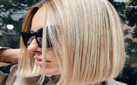 coupe au carré court moderne femme été 2023