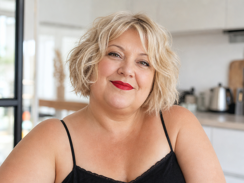 bonne coupe de cheveux femme ronde 50 ans