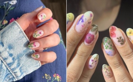 nail art fleurs