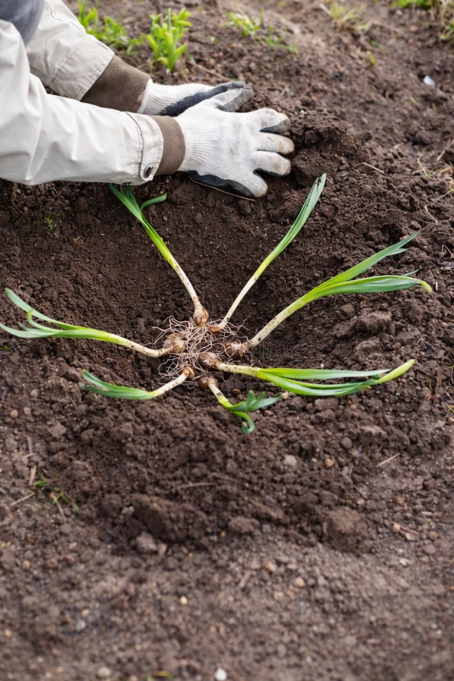 planter des bulbes au pied du magnolia