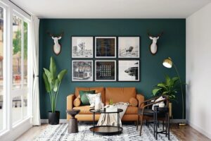 quel mur peindre en couleur plus foncé dans une pièce cuisine salon chambre agrandir