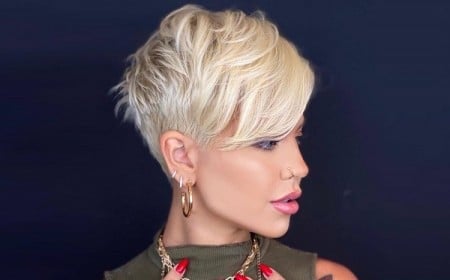  tendance coupes courtes femme printemps 2023 blond pixie cut 