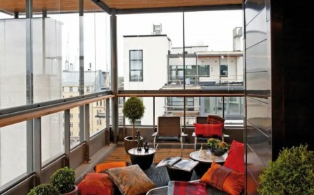 comment aménager un balcon fermé idees loggia amenagement cosy meubles