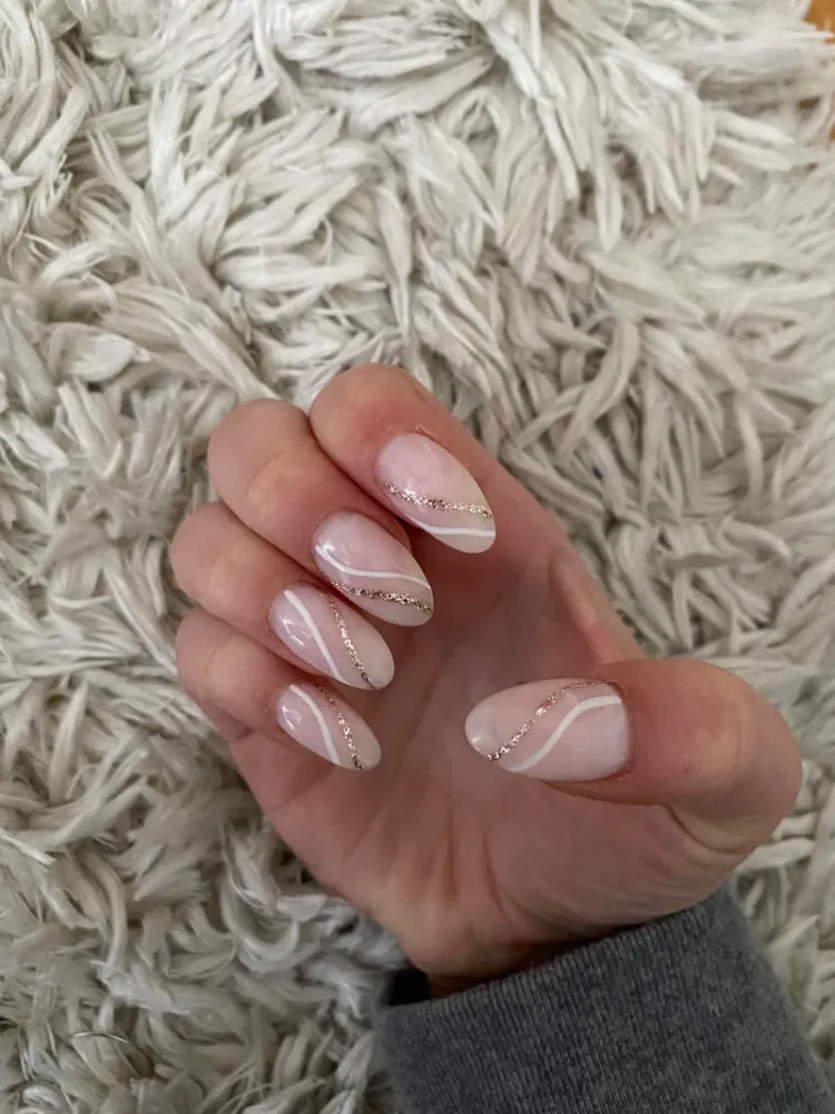 nude nails mariage courts longs manucure tendance decoration idees semi permanent
