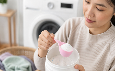 Dosage lessive en poudre pour laver un tapis de bain en machine