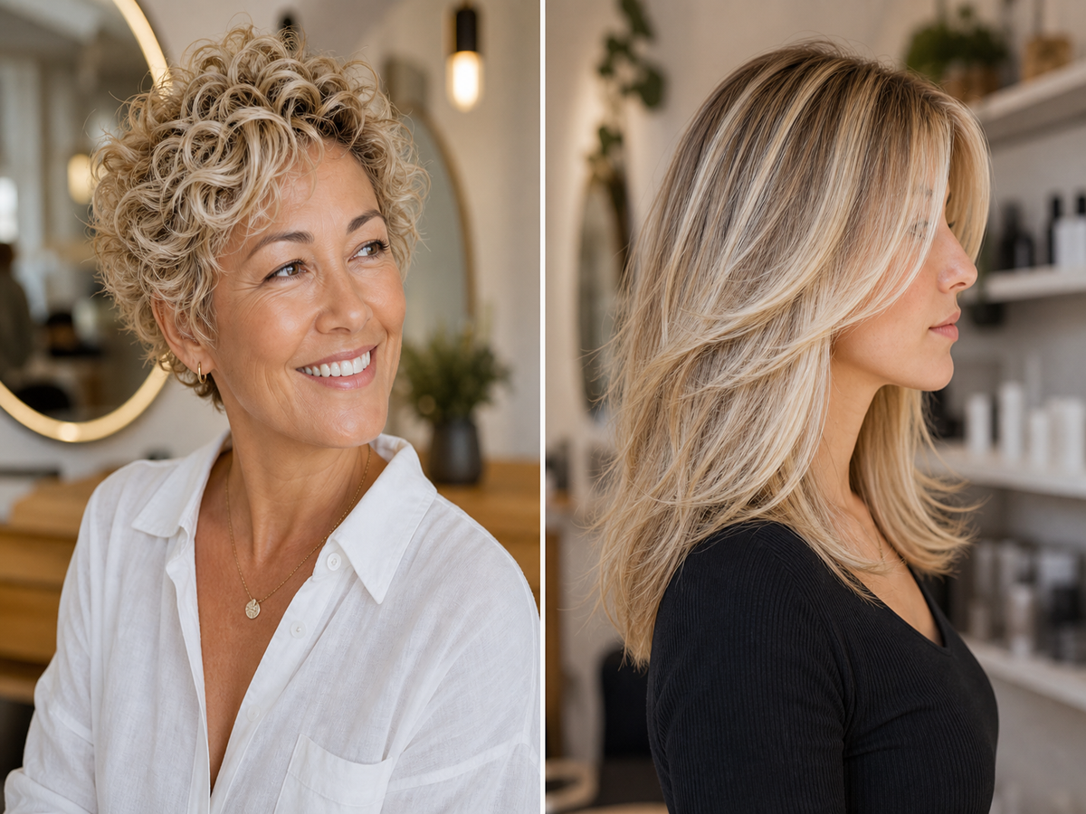 quelles mèches sur cheveux blonds